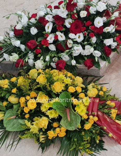 composizione fiori funebre